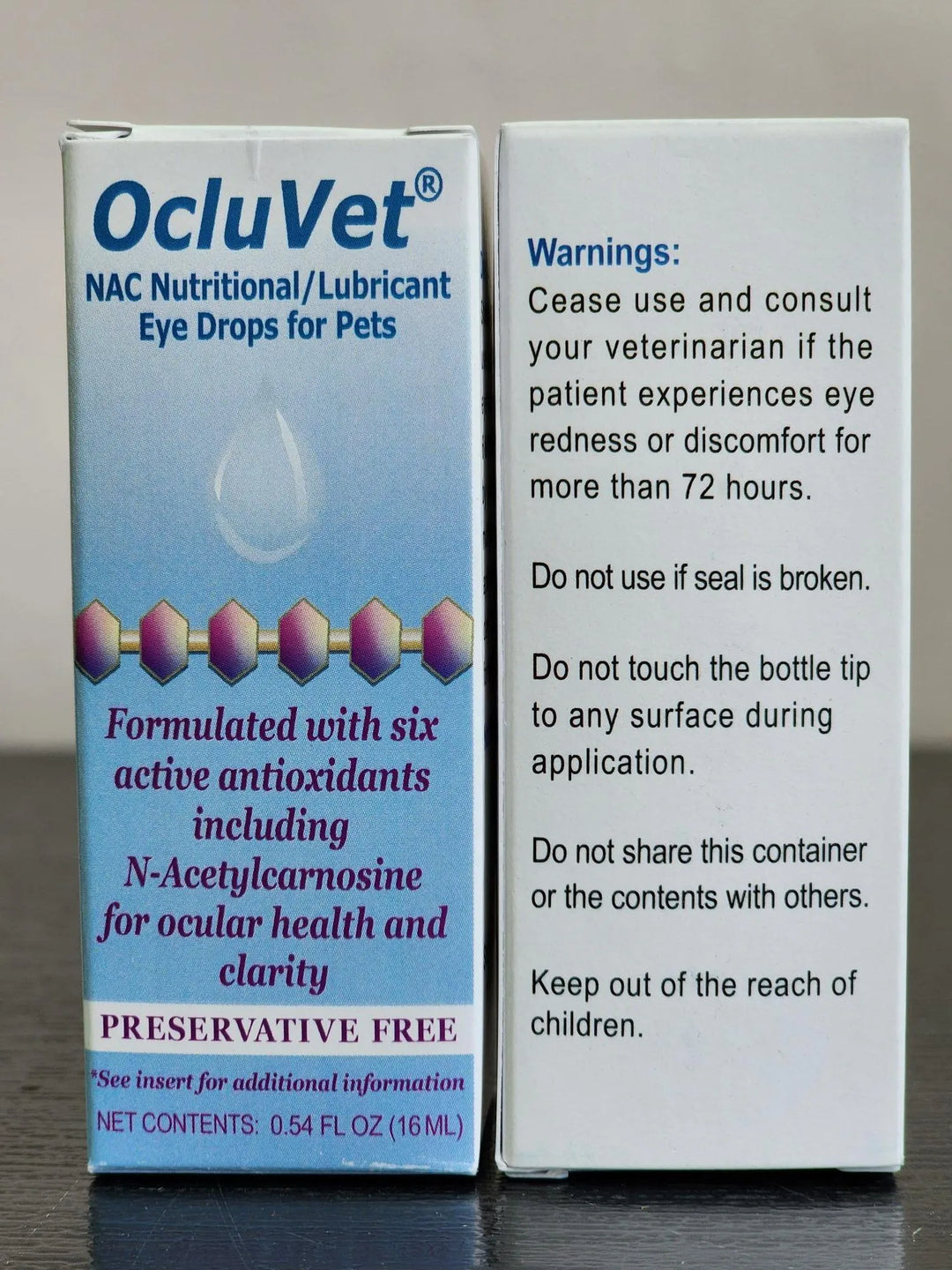 OcluVet Lubricant Eye Drops NatureDog