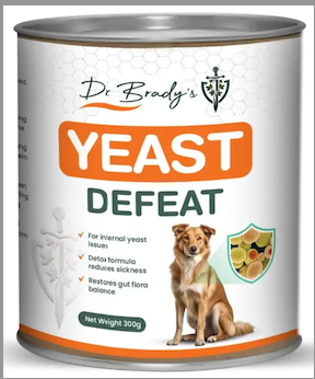 Dr Brady’s Yeast Defeat – For internal yeast issues in dogs