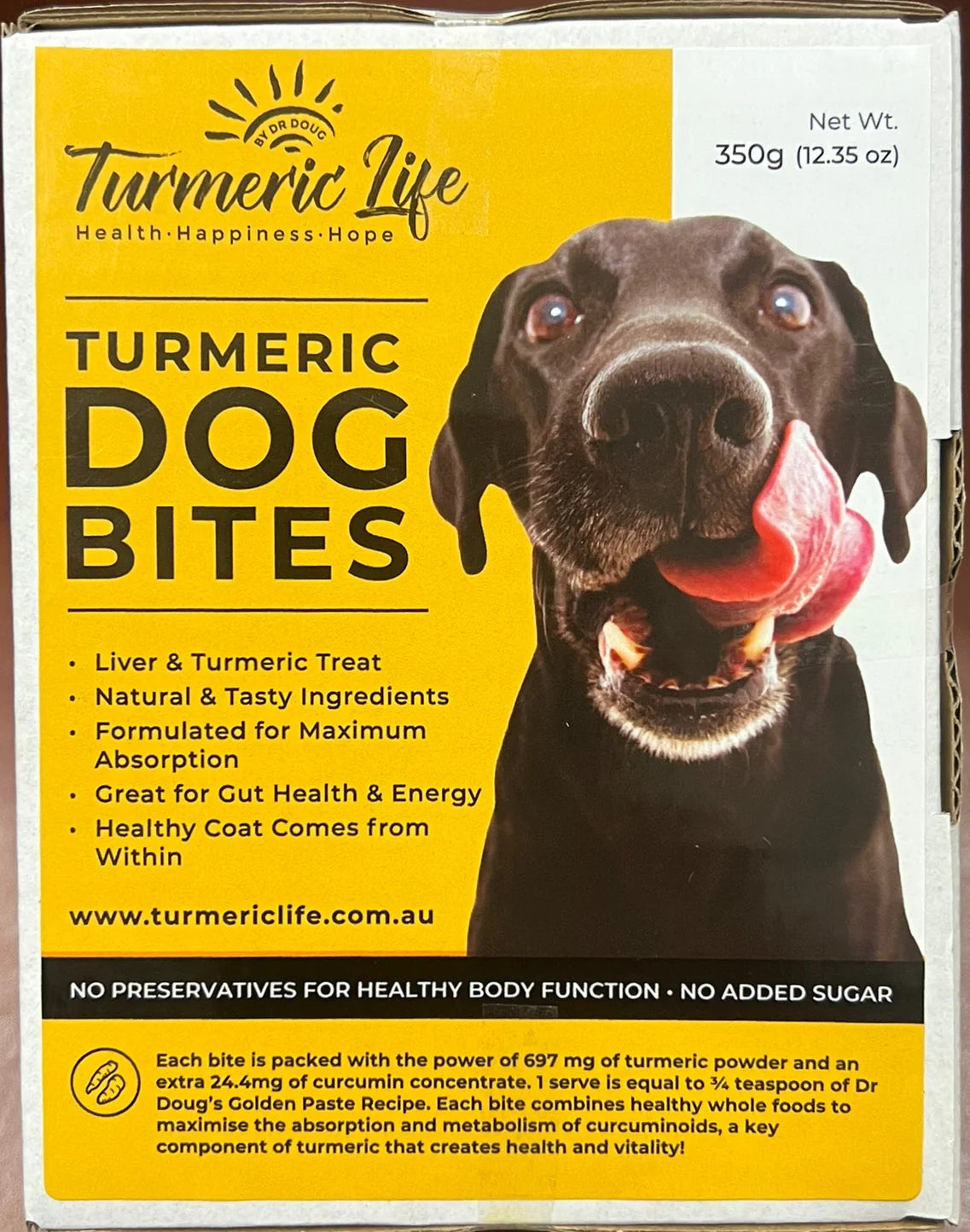 TURMERIC DOG BITES by Dr Doug English